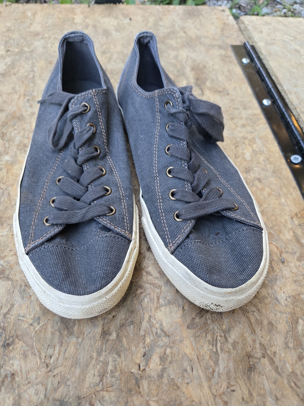 George Men's Navy Canvas Slip-On Sneakers